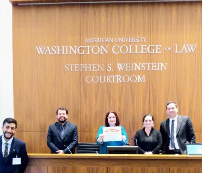 JFC Luz Leon Guillen, judges in the Inter-American Human Rights Moot Court Competition